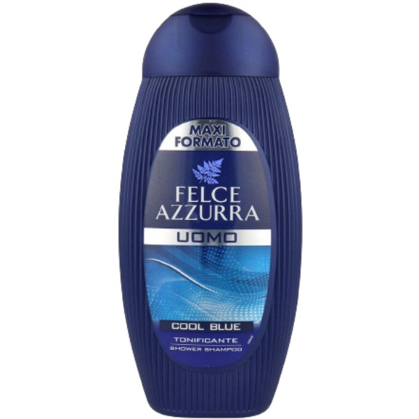 Shampoo and shower gel "Felce Azzurra" Cool Blue 2in1 for men 250ml
