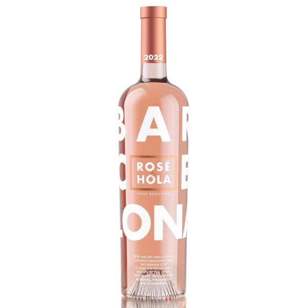 Вино игристое "Hola" Rose Barcelona розовое 11.5% 0.75л
