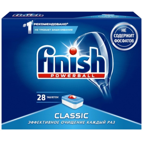 Tablets "Finish" Classic for dishwashers 28pcs