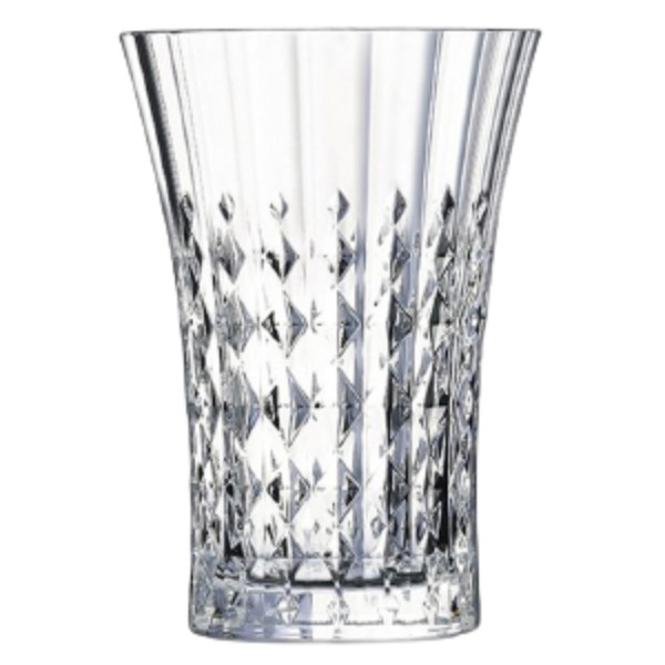 Juice glass "Eclat" Lady Diamond crystal glass 360ml 6pcs