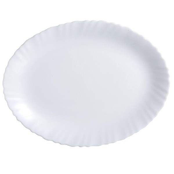 Glass plate "Luminarc" oval 33cm