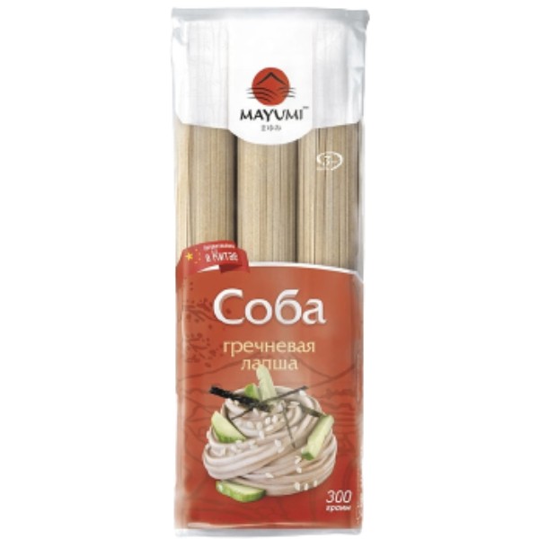Noodles "Mayumi" Soba buckwheat 300g