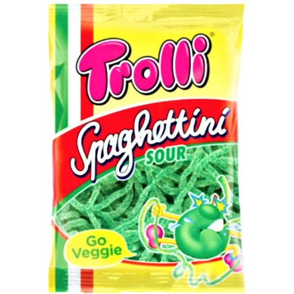 Jelly candy "Trolli" sour spaghetti apple 100g