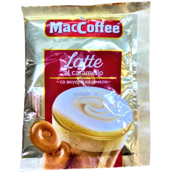 Кофе растворимый "Mac" карамельный латте 22г