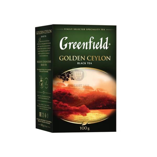 Tea "Greenfield" Golden Ceylon 100 gr