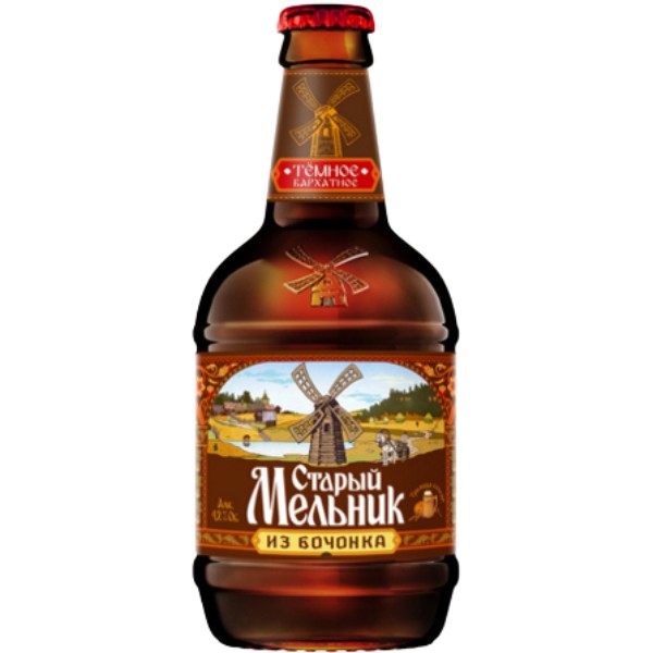 Beer "Stariy Melnik" from a keg dark velvet 4.2% g/b 0.5l