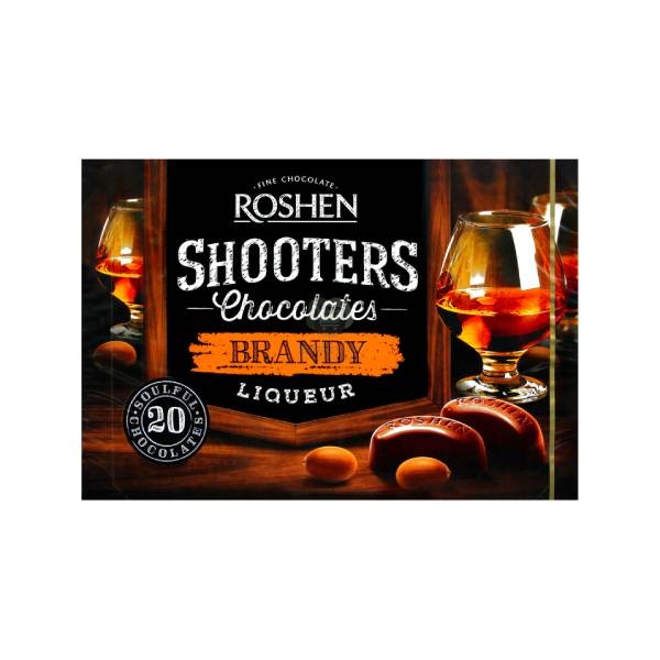 Chocolate collection "Roshen" Shooters, Brandy 150 gr