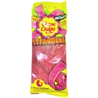 Chewing marmalade "Chupa Chups" Stripes sour with strawberry flavor 120g