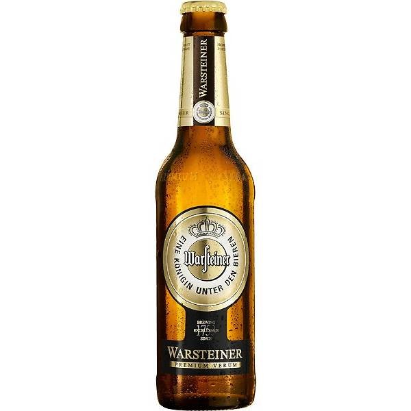 Beer "Warsteiner" glass 0.33 ml