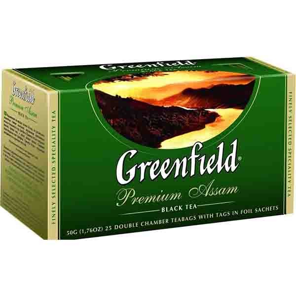 Black tea "Greenfield" Premium Assam 25 packs