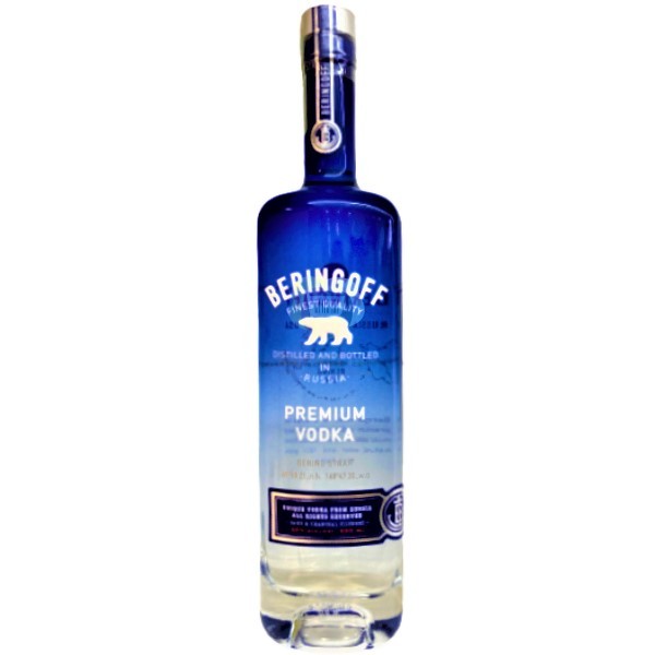 Vodka "Beringoff" Premium 40% 0.5l