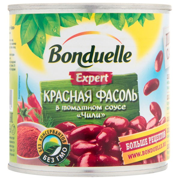 Red beans with chili "Bonduelle" 400g