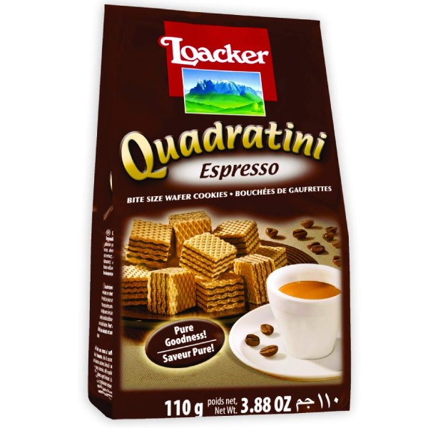 Wafer "Loacker" espresso square 110g