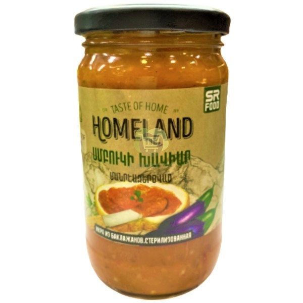 Caviar "Homeland" from eggplants sterilized 390g