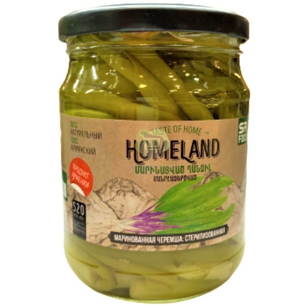 Wild garlic "Homeland" marinated sterilized 520g