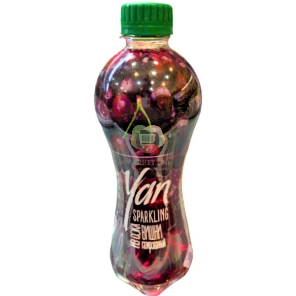 Refreshing carbonated drink "Yan" cherry 470ml