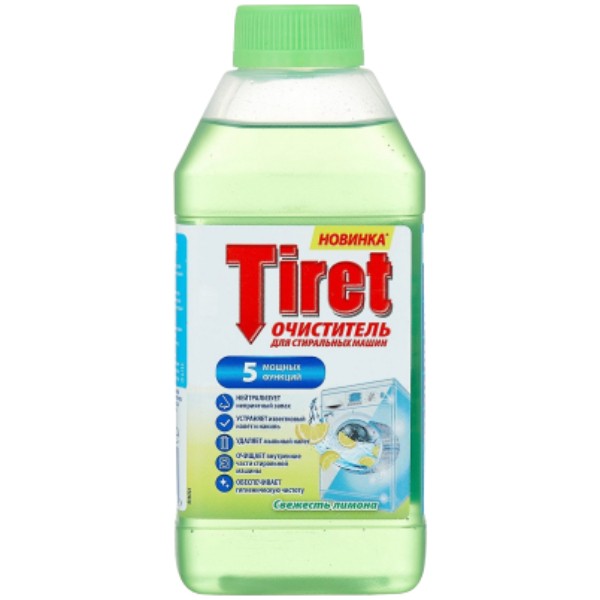 Cleaner for washing machines "Tiret" Lemon freshness 250ml