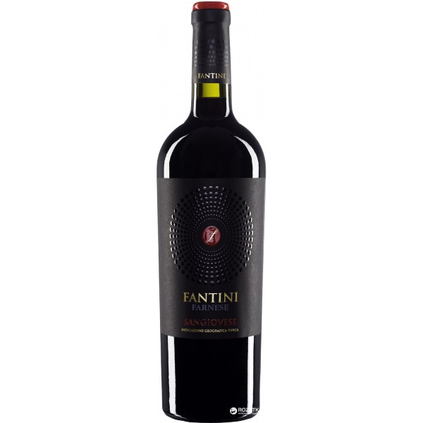 Wine red "Fantini Sangiovese IG P" 0.75l