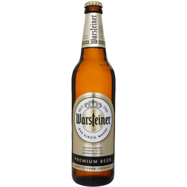 Пиво "Warsteiner" премиум 4.8% с/б 0.5л