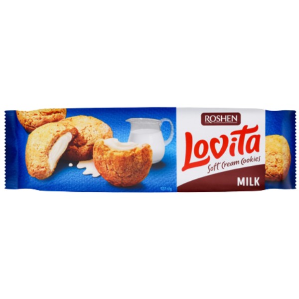 Cookies "Roshen" Lovita milk cream 170g