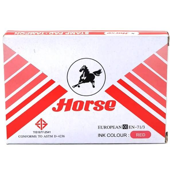 Ink pad "Horse" red