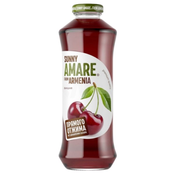 Juice "Amare" cherry freshly squeezed g/b 750ml