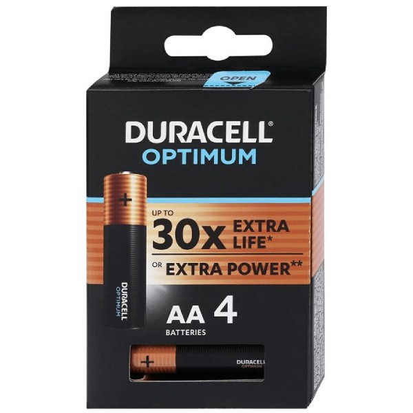 Батарейки "Duracell" дополнительная жизнь АА 4шт