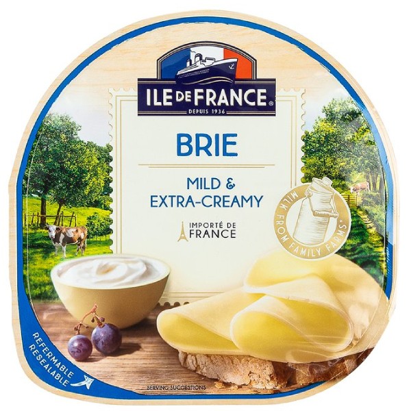 Сыр "Brie Mild & Extra-Creamy" нарезанный 150г