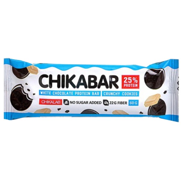 Батончик "ChikaLab" протеиновый глазированный хрустящее печенье 60г