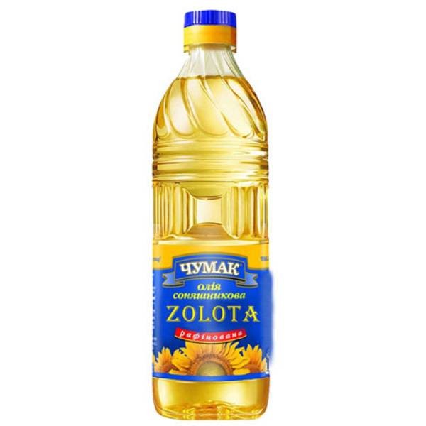 Vegetable oil "Zalataya Semchka" refined 0.5l