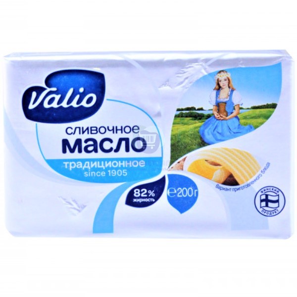 Сливочное масло "Valio" 82% 200гр
