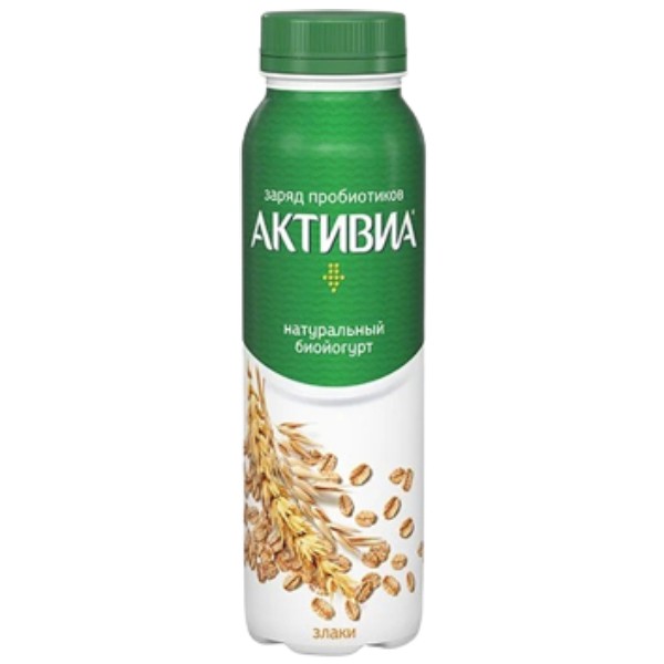 Bio-yogurt drinking "Danone" Activia 2.1% with cereals 270g