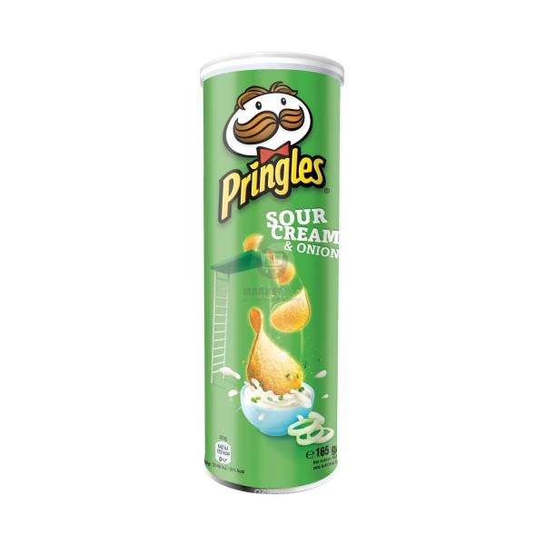 Չիպսեր «Pringles» թթվասեր և սոխ 165գր