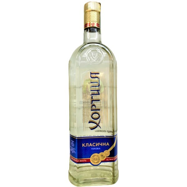 Vodka "Khortytsa" Classic 40% 1l