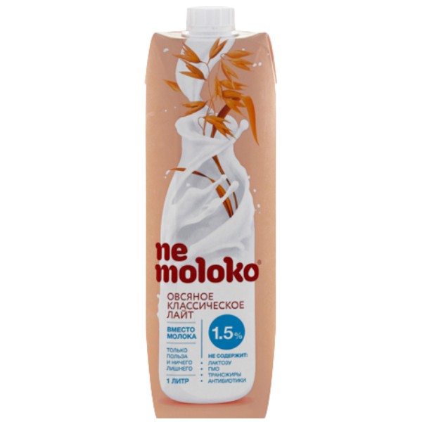 Oat drink "Ne moloko" classic without lactose 1l
