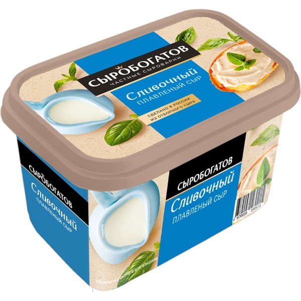 Cheese "Сирабагатов" melted cream 50% 200g