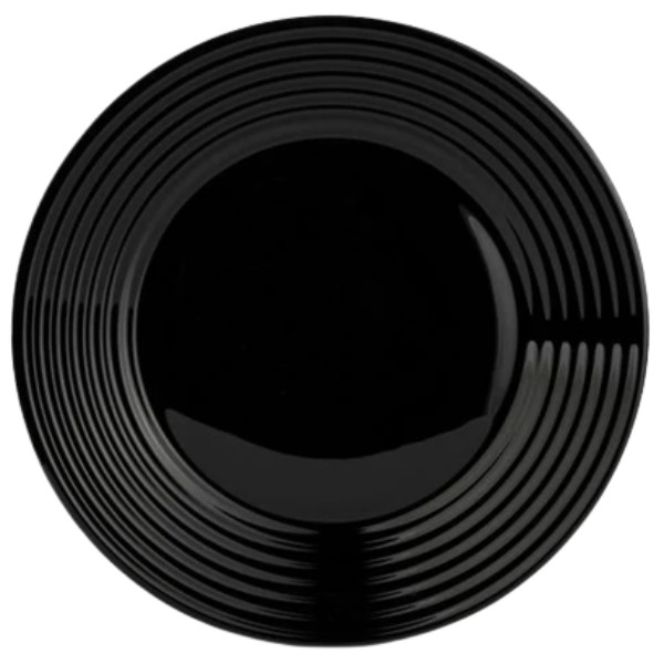 Plate "Luminarc" Harena black 25cm 1pcs