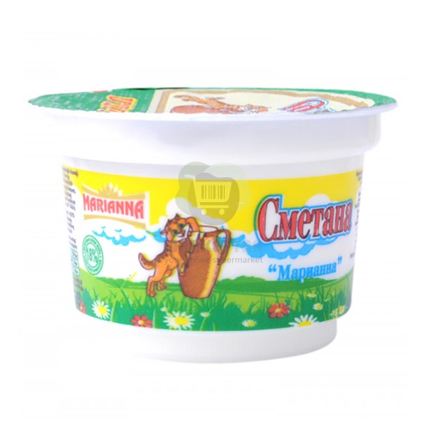 Sour cream "Marianna" 18% 90 gr