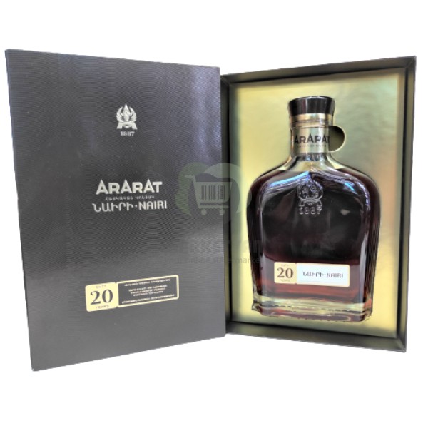 Cognac "Ararat" Nairi 20 years 40% 0.5l