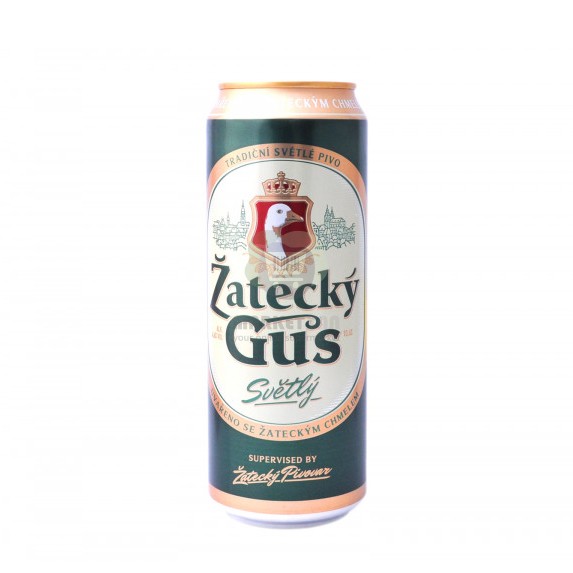 Beer "Zatecky Gus" tin can 0.5l