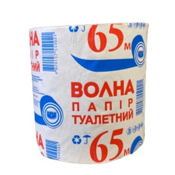 Toilet paper "Volna" 65 m