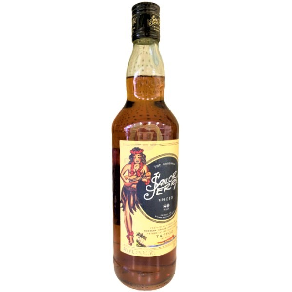 Rum "Sailor Jerry" with natural spices 40% 0.7l