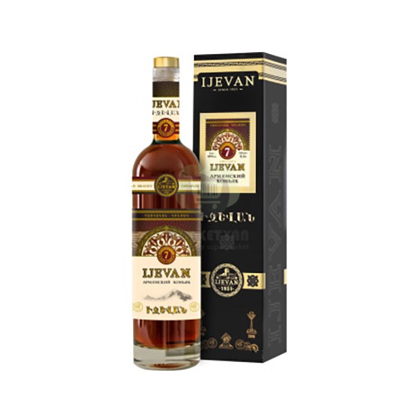 Cognac "Ijevan" 7 years 40% 0.5L