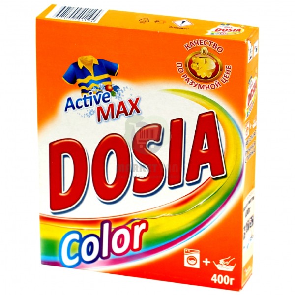 Washing powder "Dosia" automatic color washing machine, 400gr