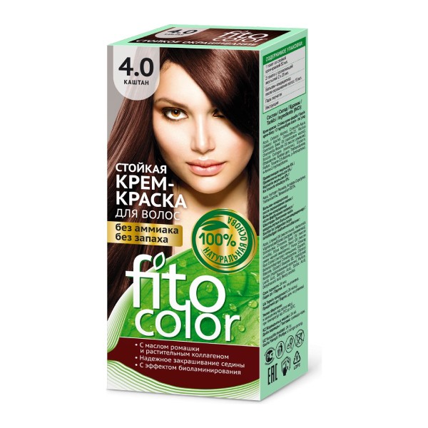 Hair dye "Fito color" 4.0 115ml