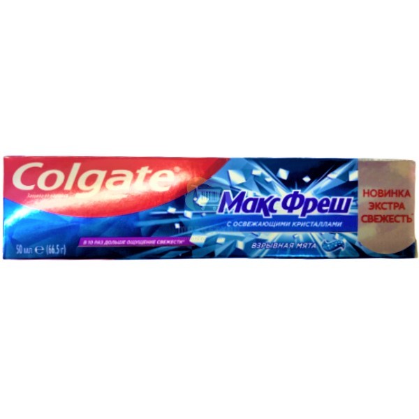 Зубная паста "Colgate" Max Fresh взрывная мята 50мл