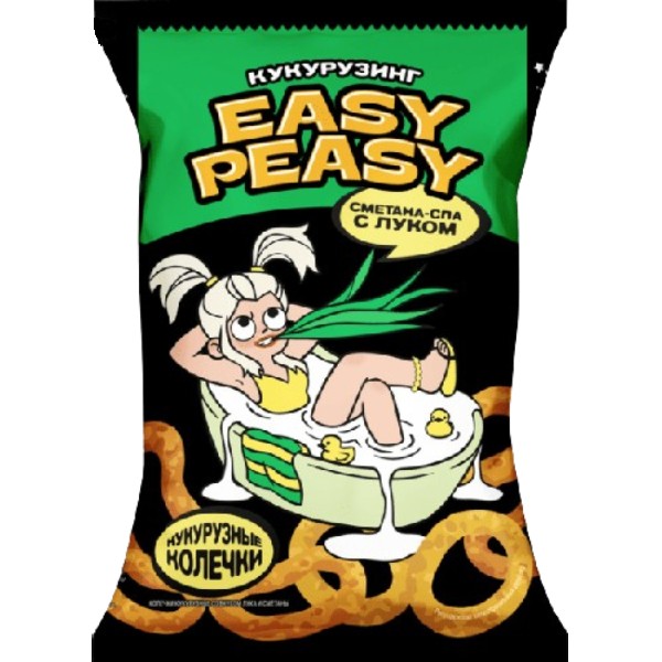 Rings corn "Easy Peasy" sour cream with onions 50g