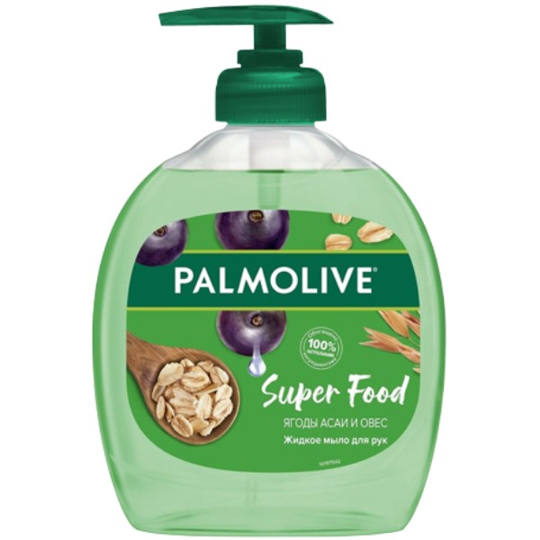 Жидкое мыло "Palmolive" Super Food ягоды асаи и овес 300мл