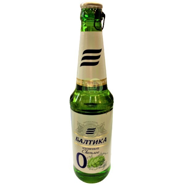 Beer "Baltika 0" non-alcoholic light 0.47l