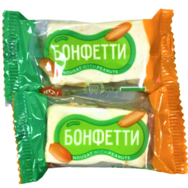 Конфеты "Яшкино" Бонфетти нуга с арахисом кг